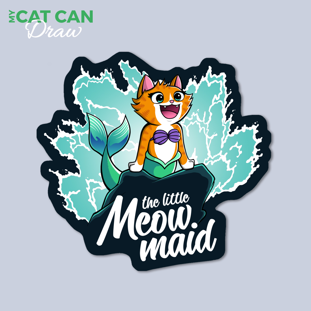 The Little Meowmaid Sticker