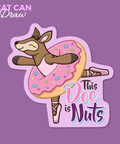 This Doe Is Nuts Sticker