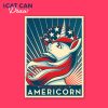Proud To Be An Americorn Sticker