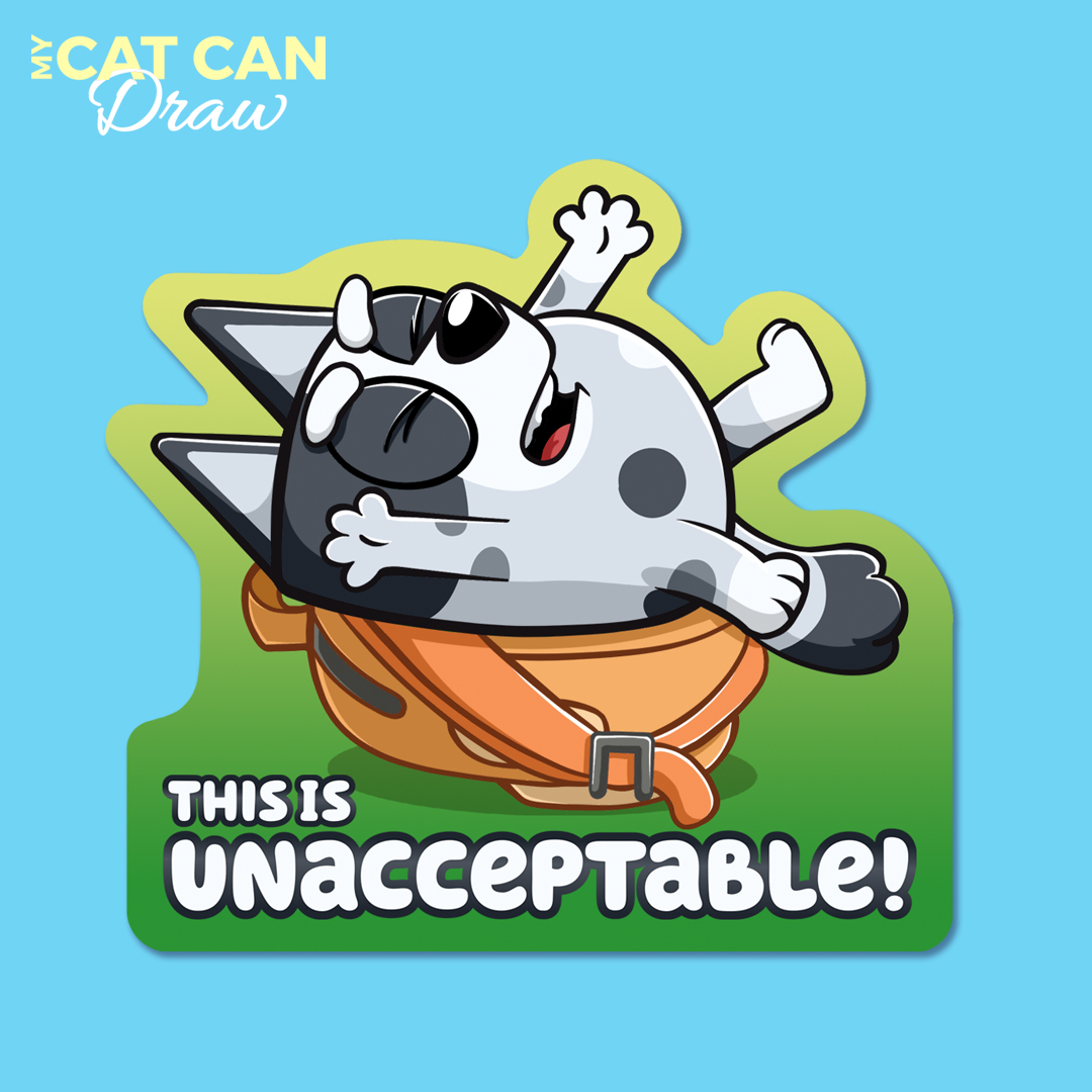 This Is Unacceptable Sticker